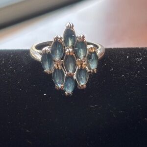 Vintage London Blue Deborah Armstrong creations Ring